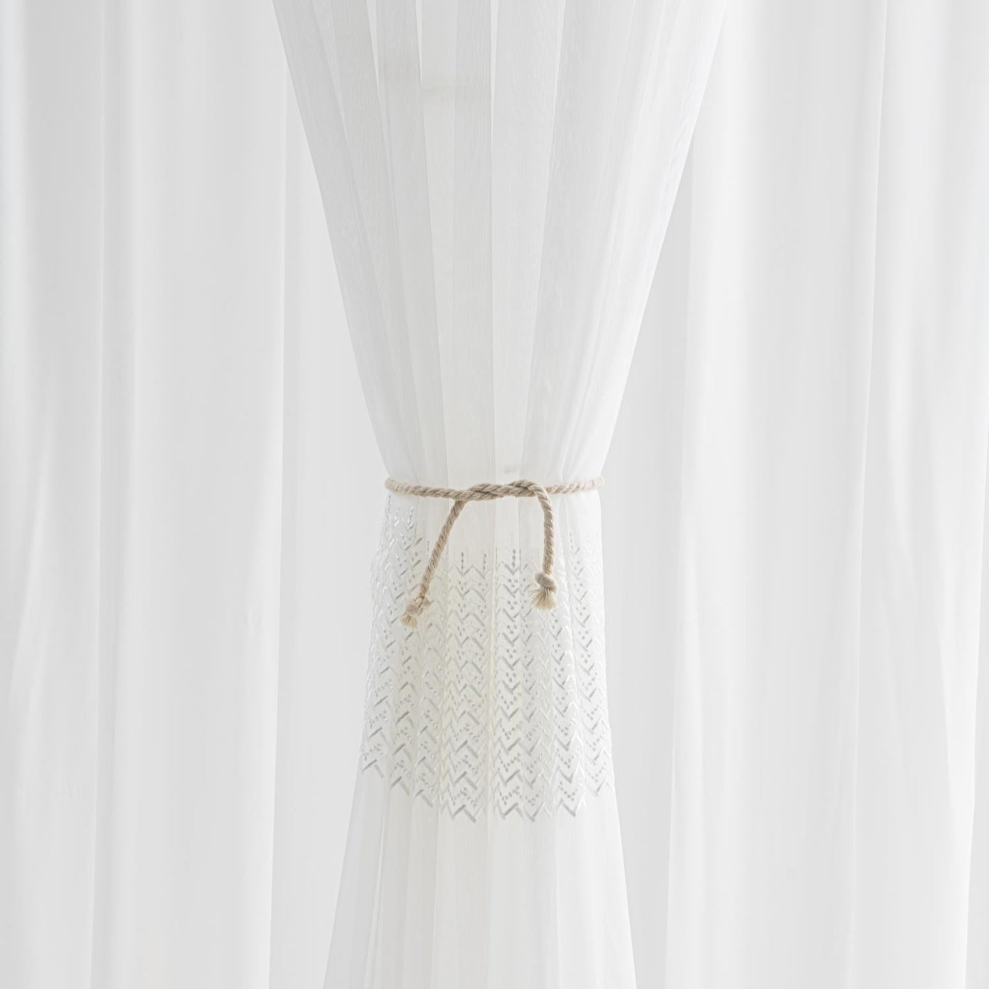 2 Panels Sheer Color Chiffon Tulle Light Window Textile Curtains Drapes for Bedroom Livingroom