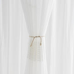 Load image into Gallery viewer, 2 Panels Sheer Color Chiffon Tulle Light Window Textile Curtains Drapes for Bedroom Livingroom
