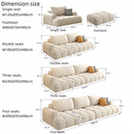 Load image into Gallery viewer, ABC Home Light Luxury Fabric Cloud Shaped Sofa set for Livingroom

