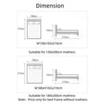 Load image into Gallery viewer, AAH Home Light Luxury Modern  Leather Wrap Bed Frame for Bedroom Without Mattress
