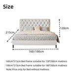 Load image into Gallery viewer, AAH Home Bed Frame Modern King Queen Size for bedroom Without Mattress AAH HOME
