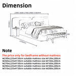 Load image into Gallery viewer, ABC Home Bed Frame Modern Velvet King Queen Size for bedroom Without Mattress
