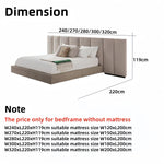 Load image into Gallery viewer, ABC Home Bed Frame Modern Velvet King Queen Size for bedroom Without Mattress
