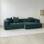 Load image into Gallery viewer, ABC Home Fleece Fabric Overstuffed Multifunction Cloud shaped Sofa Chair set for Livingroom Office
