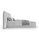 Load image into Gallery viewer, ABC Home Bed Frame Modern Velvet King Queen Size for bedroom Without Mattress
