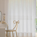 Load image into Gallery viewer, 2 Panels Sheer Color Chiffon Tulle Light Window Textile Curtains Drapes for Bedroom Livingroom
