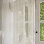 Load image into Gallery viewer, 2 Panels Sheer Color Chiffon Tulle Light Window Textile Curtains Drapes for Bedroom Livingroom

