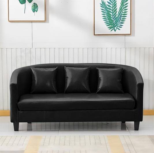 ABC HOME Sofa: Modern PU Leather Sofa Set for Living Room,Office in Dubai showroom