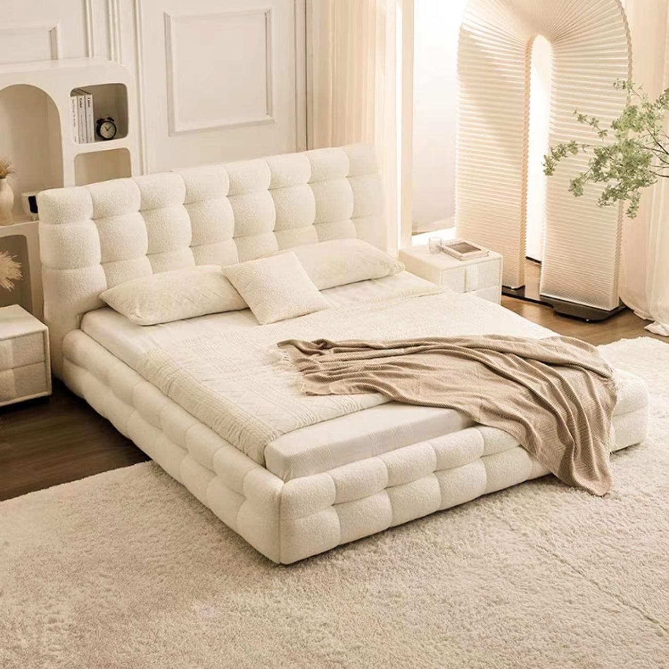 ABC Home Bedroom Furniture Bed Frame with Mattress Bedside table Dresser