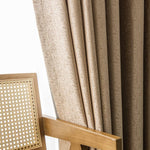 Load image into Gallery viewer, 2 Panels 100% Blackout Curtains for Living Room Thermal Insulated Bedroom Darkening Drapes for Basics Room Window
