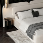 Load image into Gallery viewer, ABC Home Bed Frame Modern Velvet King Queen Size for bedroom Without Mattress
