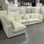 Load image into Gallery viewer, ABC Home Light Luxury Linen Fabric Tofu-block Shaped Sofa set for Livingroom
