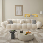 Load image into Gallery viewer, ABC Home Light Luxury Fabric Cloud Shaped Sofa set for Livingroom
