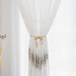 Load image into Gallery viewer, 2 Panels Sheer Color Chiffon Tulle Light Window Textile Curtains Drapes for Bedroom Livingroom
