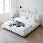 Load image into Gallery viewer, ABC Home Bed Frame Modern Velvet King Queen Size for bedroom Without Mattress
