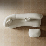Load image into Gallery viewer, ABC Home Light Luxury Fabric Cloud Shaped Sofa set for Livingroom
