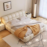 Load image into Gallery viewer, ABC Home Light Luxury Modern  Leather Wrap Bed Frame for Bedroom Without Mattress
