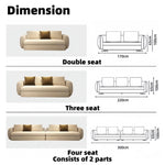 Load image into Gallery viewer, ABC Home Fleece Fabric Overstuffed Multifunction Sofa set for Livingroom Office
