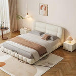 Load image into Gallery viewer, ABC Home Bed Frame Modern Velvet King Queen Size for bedroom Without Mattress
