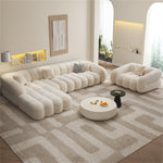 Load image into Gallery viewer, ABC Home Fleece Fabric Overstuffed Multifunction Sofa set for Livingroom Office
