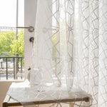 Load image into Gallery viewer, 2 Panels Sheer Color Chiffon Tulle Light Window Textile Curtains Drapes for Bedroom Livingroom
