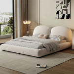 Load image into Gallery viewer, ABC Home Bed Frame Modern Velvet King Queen Size for bedroom Without Mattress
