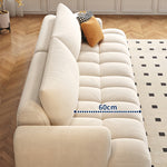 Load image into Gallery viewer, ABC Home Light Luxury Fabric Cloud Shaped Sofa set for Livingroom
