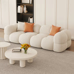 Load image into Gallery viewer, ABC Home Light Luxury Fabric Cloud Shaped Sofa set for Livingroom
