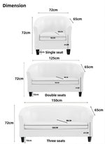 Load image into Gallery viewer, ABC Home Modern PU Leather Sofa Set for Living Room,Office

