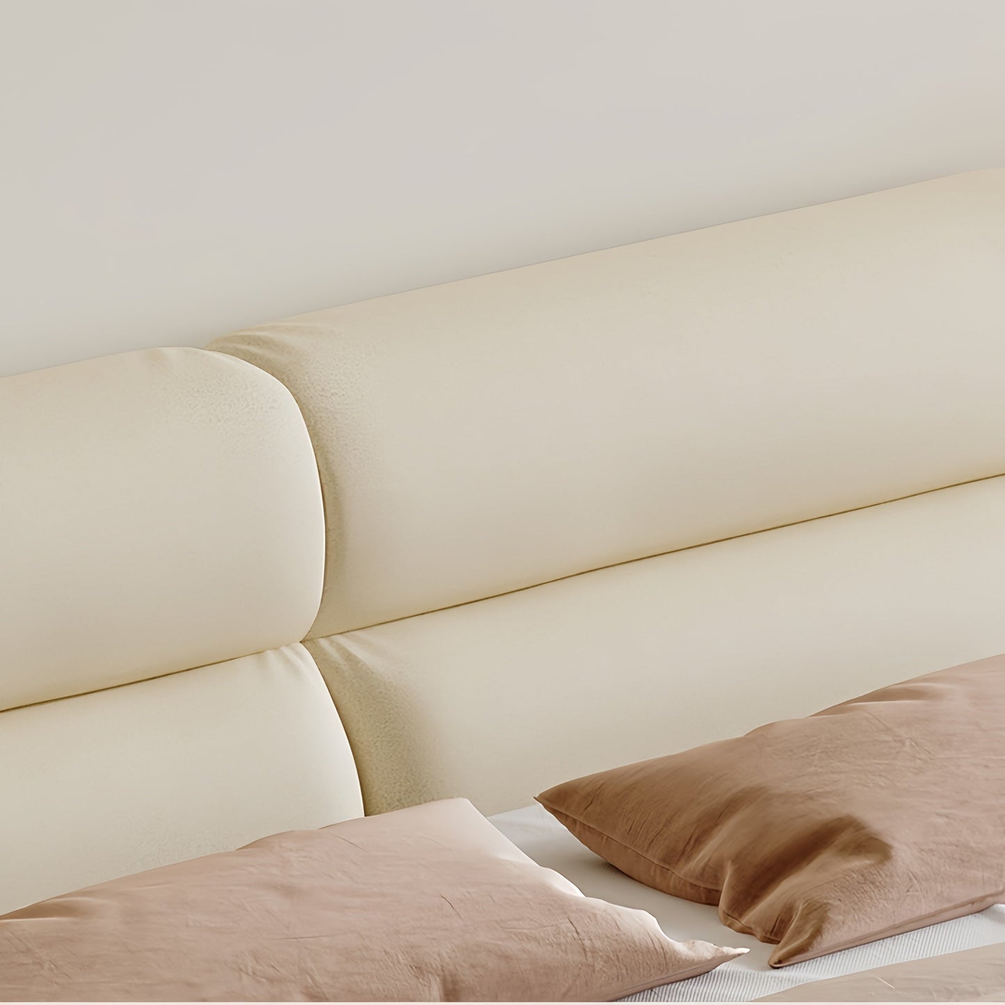 ABC Home Bed Frame Modern Velvet King Queen Size for bedroom Without Mattress