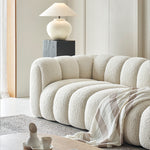 Load image into Gallery viewer, ABC Home Fleece Fabric Overstuffed Multifunction Pumpkin shaped Sofa Chair set for Livingroom Office
