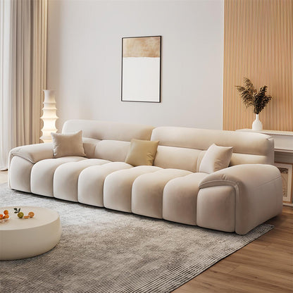 ABC Home Light Luxury Fabric Cloud Shaped Sofa set for Livingroom
