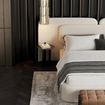 Load image into Gallery viewer, ABC Home Bed Frame Modern Velvet King Queen Size for bedroom Without Mattress
