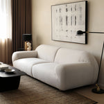 Load image into Gallery viewer, ABC Home Fleece Fabric Overstuffed Multifunction Cloud shaped Sofa Chair set for Livingroom Office
