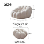 Load image into Gallery viewer, ABC Home Fleece Fabric Overstuffed Multifunction Sofa Chair set for Livingroom Office
