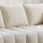 Load image into Gallery viewer, ABC Home Light Luxury Fabric Cloud Shaped Sofa set for Livingroom
