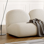 Load image into Gallery viewer, ABC Home Light Luxury Fabric Cloud Shaped Sofa set for Livingroom
