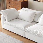 Load image into Gallery viewer, ABC Home Light Luxury Linen Cotton  Fabric Cloud Shaped Sofa set for Livingroom
