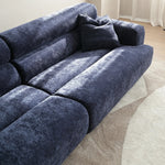 Load image into Gallery viewer, ABC Home Fleece Fabric Overstuffed Multifunction Cloud shaped Sofa Chair set for Livingroom Office
