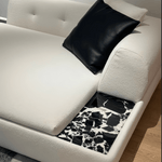Load image into Gallery viewer, ABC Home Light Luxury Fabric Cloud Shaped Sofa set for Livingroom
