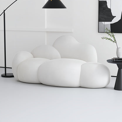 ABC HOME Sofa: Wood White Cloud