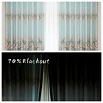 Load image into Gallery viewer, 2 Panels 60% Blackout Colorful Flowers Floral Curtains for Living Room Thermal Insulated Bedroom Darkening Drapes for Basics Room Window
