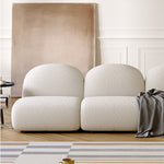 Load image into Gallery viewer, ABC Home Light Luxury Fabric Cloud Shaped Sofa set for Livingroom
