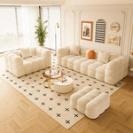 Load image into Gallery viewer, AAH Home Fleece Fabric Overstuffed Multifunction Cloud shaped Sofa Chair set for Livingroom Office AAH HOME
