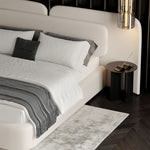 Load image into Gallery viewer, ABC Home Bed Frame Modern Velvet King Queen Size for bedroom Without Mattress
