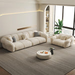 Load image into Gallery viewer, ABC Home Light Luxury Fabric Cloud Shaped Sofa set for Livingroom
