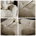 Load image into Gallery viewer, ABC Home Fleece Fabric Overstuffed Multifunction Sofa set for Livingroom Office
