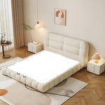 Load image into Gallery viewer, ABC Home Bed Frame Modern Velvet King Queen Size for bedroom Without Mattress
