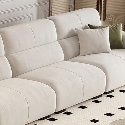 ABC HOME Wood Beige Sectional Sofa | Contemporary Style