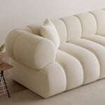 Load image into Gallery viewer, ABC Home Fleece Fabric Overstuffed Multifunction Cloud shaped Sofa Chair set for Livingroom Office
